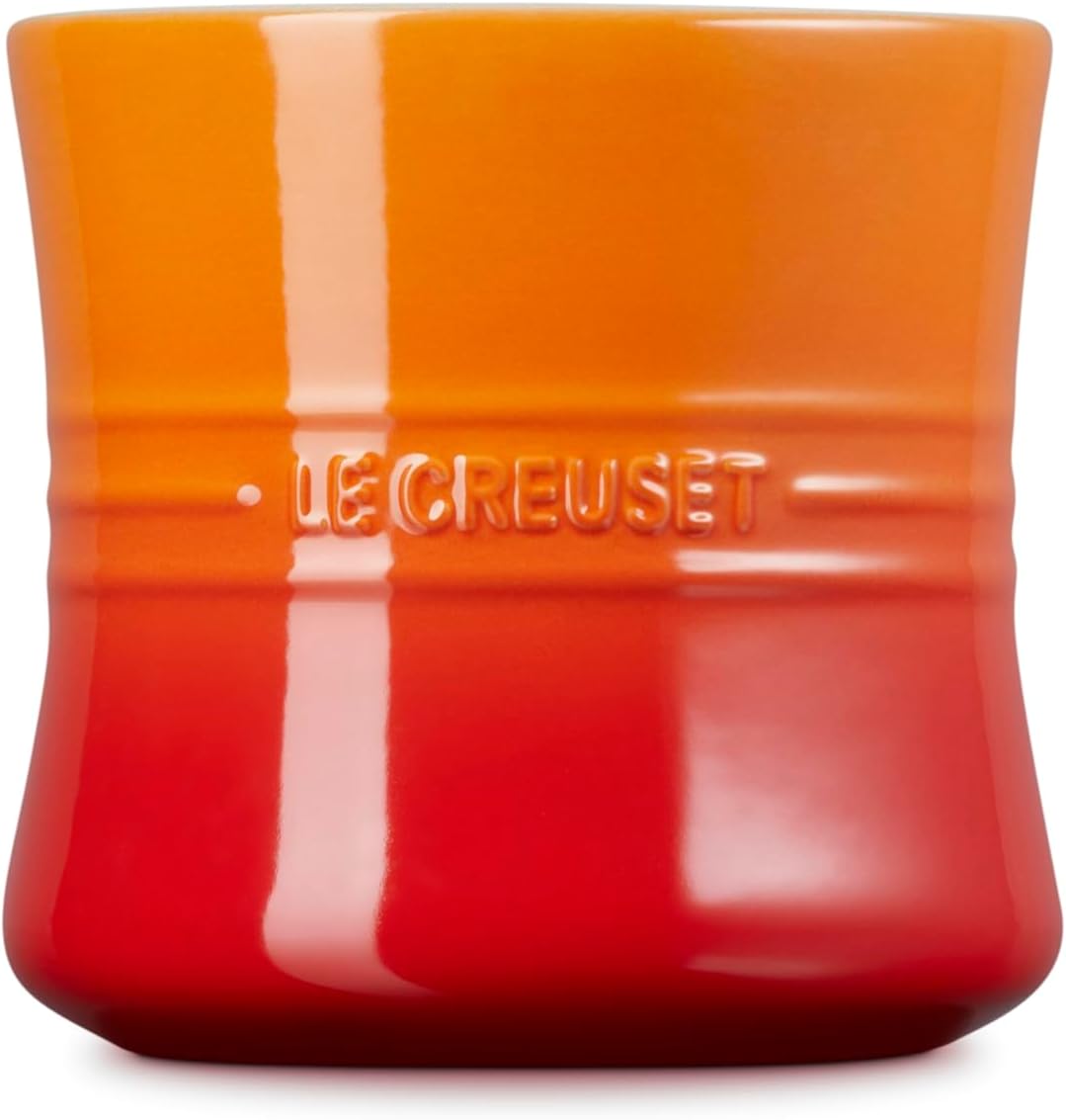 Le Creuset Stoneware Utensil Crock, 2.75 qt., Flame