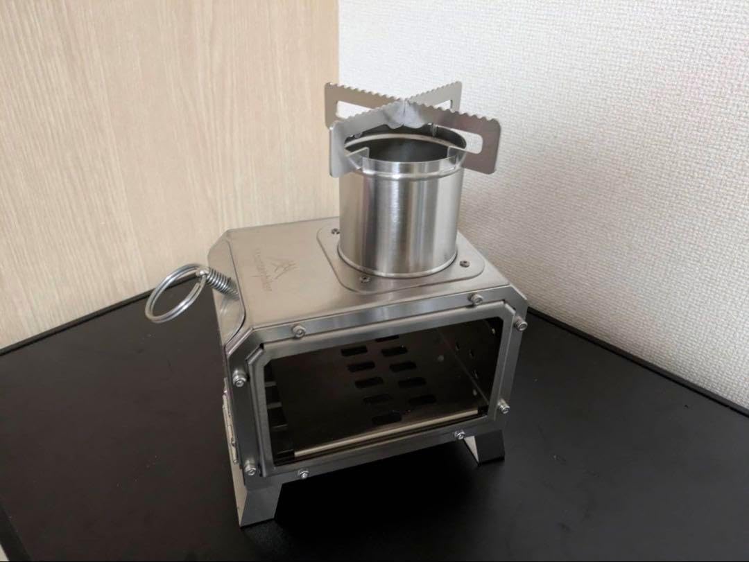 MountainHiker 卓上調理薪ストーブ 軽量ツーリング＆ソロキャンプ用