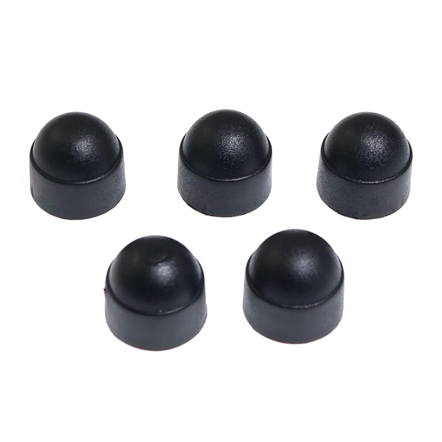 Tapón De Protección M8, Negro 10 Piezas 15 Mm / 0,59 Pulg. M8 Tornillos Hexagonales De Plá Tuercas Accesorio De Cubierta De Tapa De Cabeza