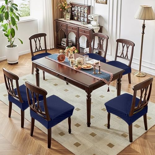 Image of Genina Waterproof Seat Covers for Dining Room Chair Covers,No Rear Covers