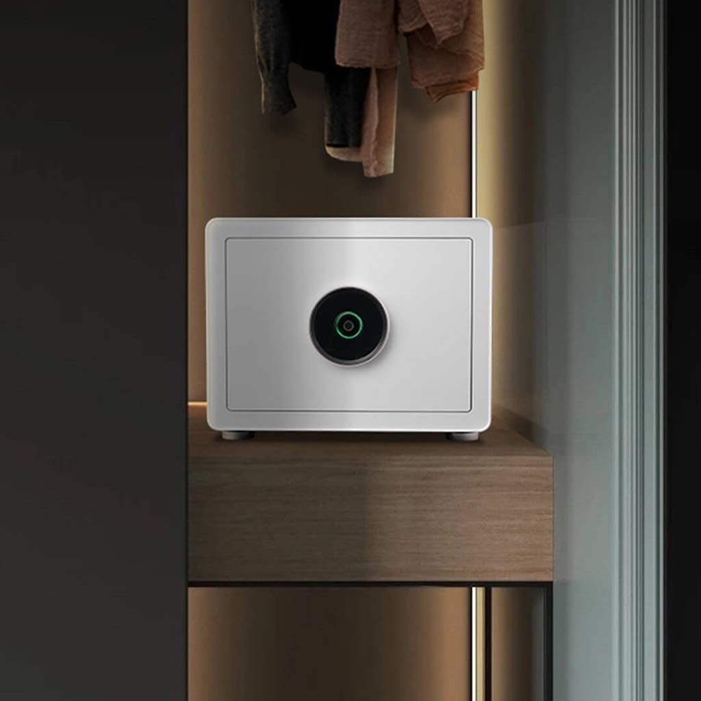Coffre-fort à empreintes digitales – 30 cm – Coffre-fort mural invisible pour la maison et le bureau – Armoire sécurisée avec déverrouillage d'empreintes digitales pour chambre à coucher et objets de