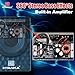 H YANKA SODA-10ASW 480W Max Power(120W RMS) 10 Inch Compact Underseat Car Subwoofer with Built-in Amp, Slim Powered Subwoofer for Car/Truck/Jeep Audio