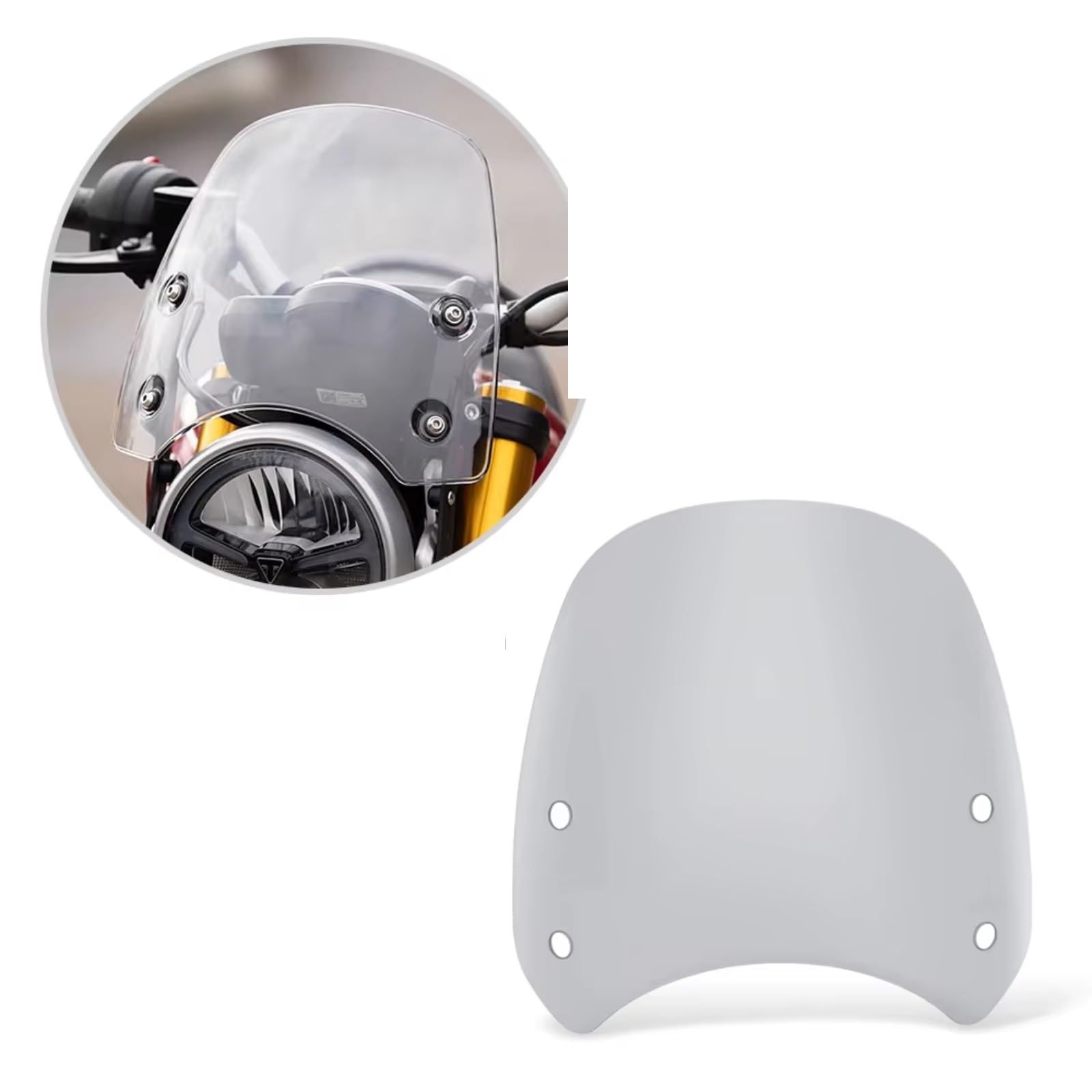 Compatible Avec Speed ​​400 Pour Speed ​​400 Pour Scrambler 400X Spoiler De Pare-brise Avant Pour Moto Avec Support