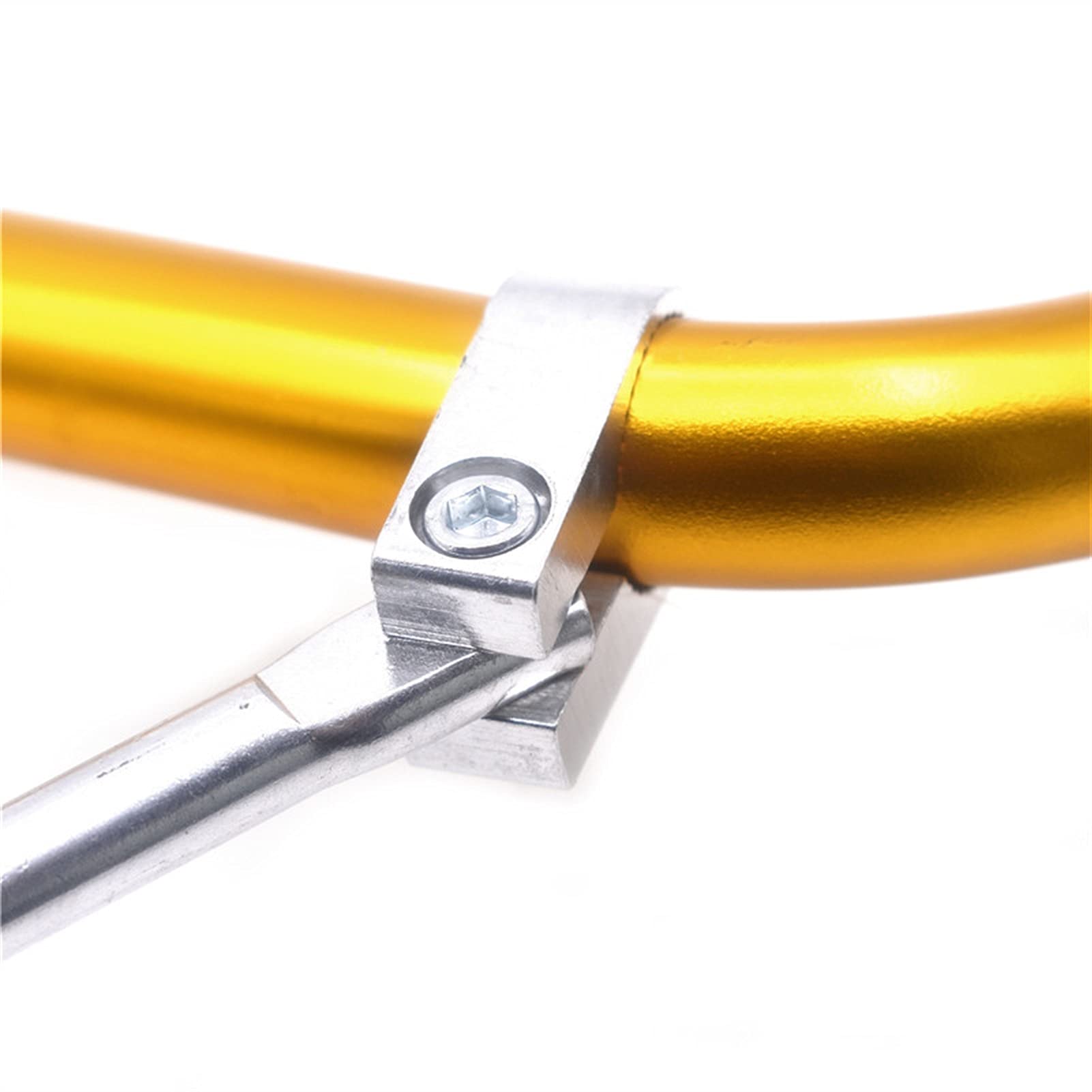 Motorfiets Stuur Aluminium 7/8 22mm Motorfiets Stuur Handvat Bars Motorbike Voor 50cc 70cc 110cc 125cc 140cc Dirt Pit Bike ATV Scooter Motorbike Stuur (Kleur: Paars