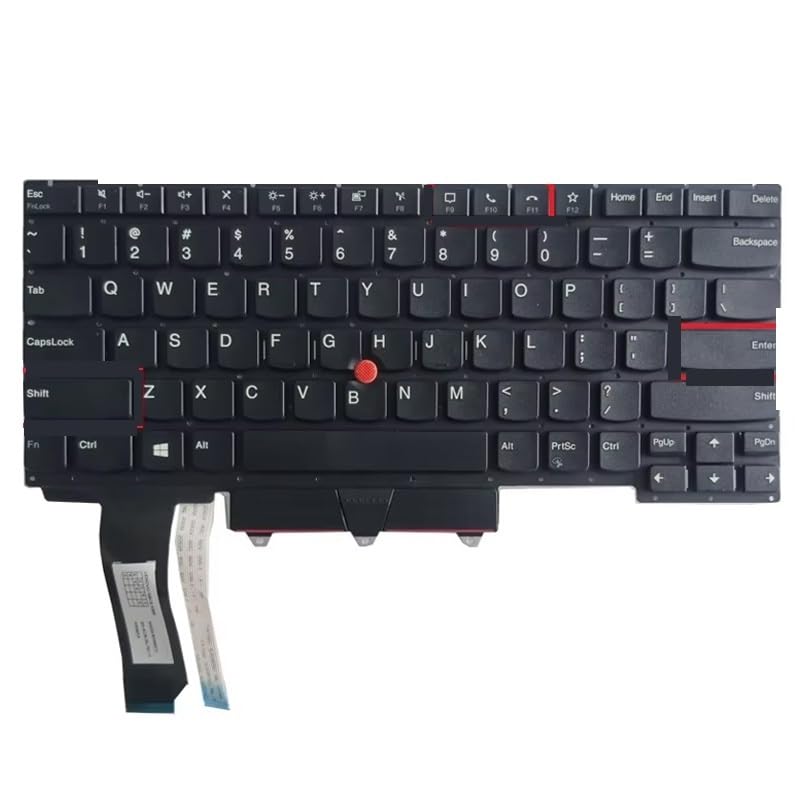 Clavier Lenovo Thinkpad E14 Gen 2 américain ou espagnol pour remplacer un clavier défectueux