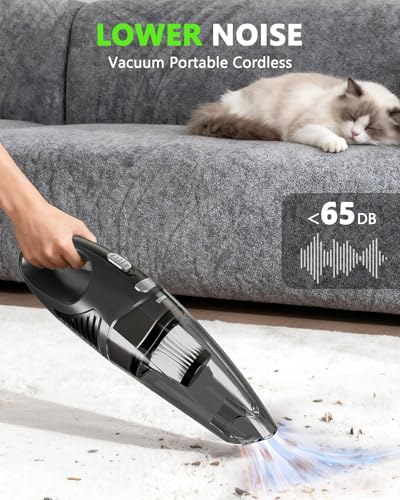 Rechargeable Handheld Vacuum with HEPA Filter