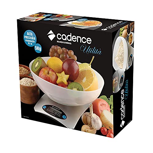 Balança Eletronica Cadence, 1 a 5kg, Bateria, BAL153