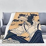 Xinchangda Beastars Manta Anime Cartoon Haru/Legoshi/Louis 3D Print Super Suave Micro Fleece Mantas Linda Manta de Franela