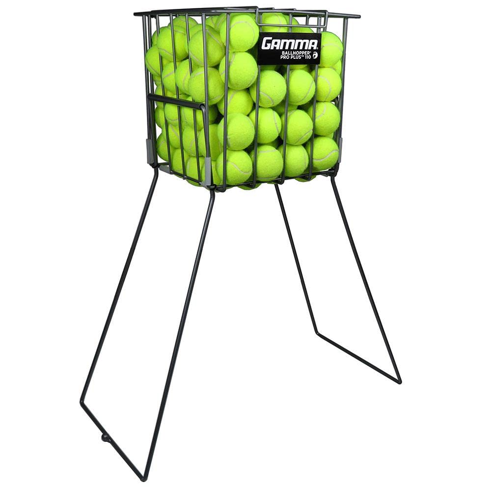 Gamma Trainerbedarf Ballhopper Pro Plus 110 Tennis Ballkorb Anthrazit
