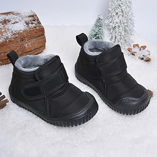 Toddler Girls Winter Snow Boots Plus Velvet Thick Non Slip Ski Boots Snow Boots Large Cotton Shoes Boys Boots3