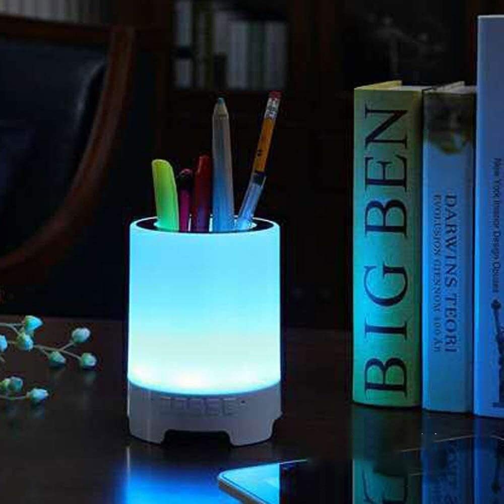 DieffematicTD Lampe De Bureau Lampe de Table Night Lights avec Le Son, Bureau LED Portable Lampe, Tactile Dimmer Table de Chevet Lampe, Eye-Soins Lampes de Table, lumière des Soins oculaires lumières