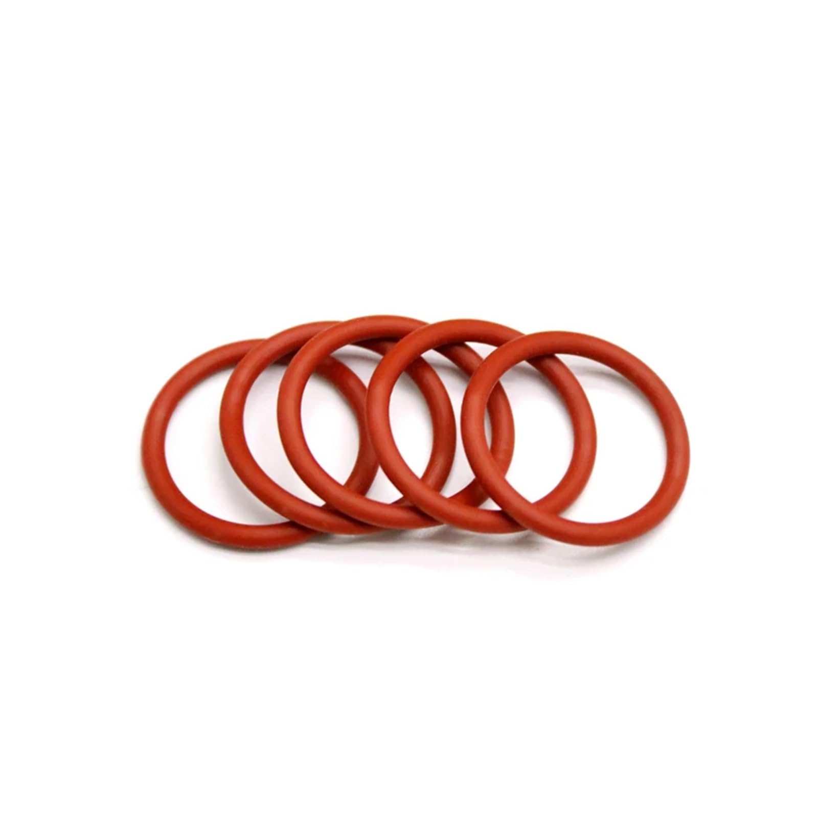 5–50 Stück 2 mm roter Silikon-O-Ring, lebensmittelecht, wasserdicht, hochtemperaturbeständig, Dichtungsring(OD 75mm CS 2mm)
