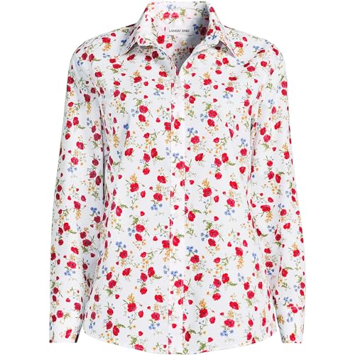 Image of Lands' End Women's Pinwale Cord Long Sleeve Shirt