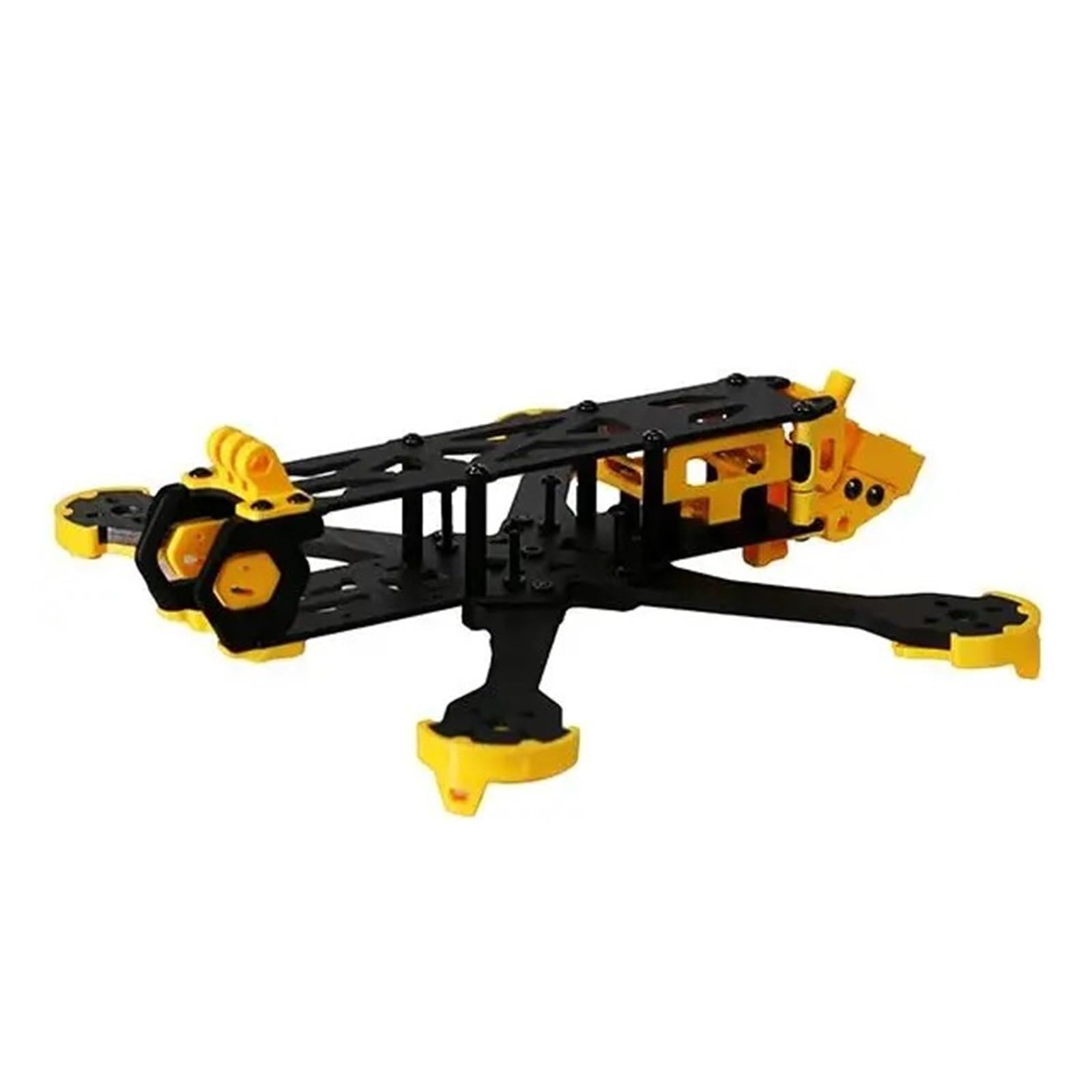 Tren de fibra carbono con marco Dron FPV 5 pulgadas, Compatible uso impacto T700