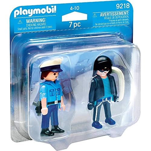 PLAYMOBIL 9218 - Duo Pack Polizist und Langfinger