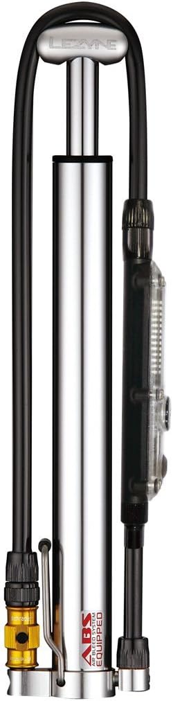 Unisex Adult Minipumpe CNC Micro Floor Drive Digital HVG, Silber-Glänzend 90PSI, 30cm, 1-MP-MFDR-V206HVDG Mini Pump, Silver, 30,0cm