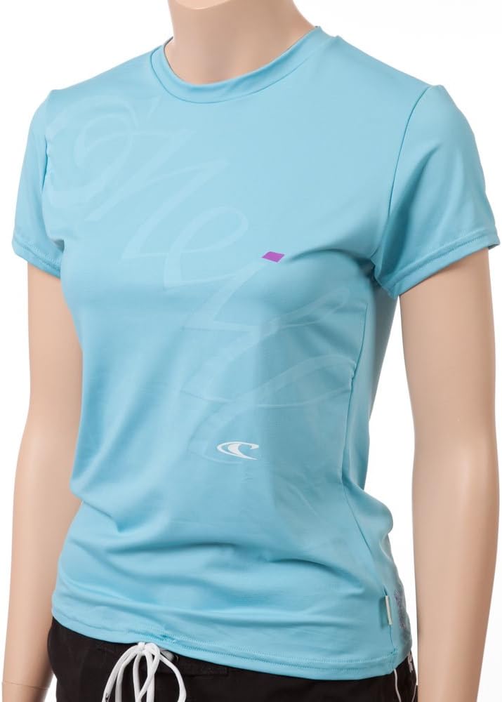 O'Neill Women's Skins Short Sleeve Rash Tee (Royal)