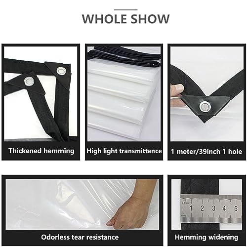 Bâche transparente extérieure en PVC idéale pour le camping et la pêche - 5