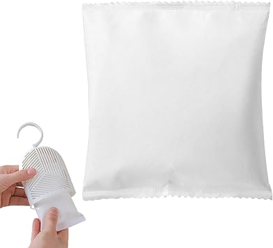 Wardrobe Dehumidifier Bag Hangable Water Collector Absorbing Dehumidifying | Moisture Absorber Bags for Dormitory, Bathroom, Home