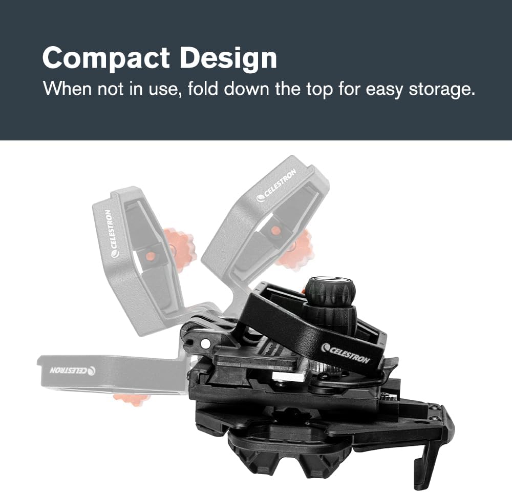 Celestron – NexGO DX – Universal Smartphone Adapter for Telescope, Binoculars & Spotting Scopes – 2-Axis Precision Alignment – Capture Images & Video Through Your Optics – Includes Bluetooth Remote