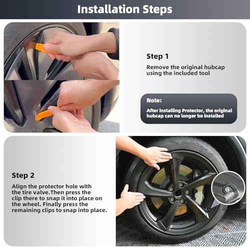 19 in Rim Protector for Model Y Juniper 19" Crossflow Wheel Cover All-in-one Car Tire Trim Ring Rim Case Hubcap for Tesla ModelY 2025 2026 Juniper Accessories — view 6