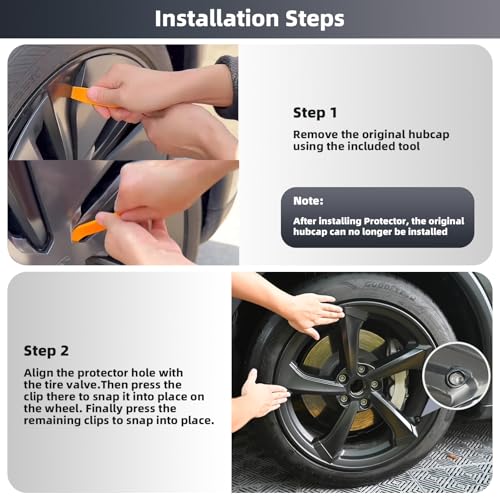 19 in Rim Protector for Model Y Juniper 19" Crossflow Wheel Cover All-in-one Car Tire Trim Ring Rim Case Hubcap for Tesla ModelY 2025 2026 Juniper Accessories by TNIRV - Used condition - Image 8