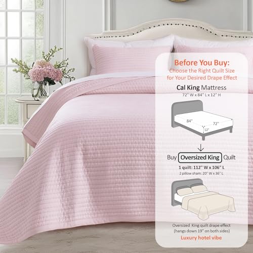 image for KASENTEX Oversized King Quilt Set 112