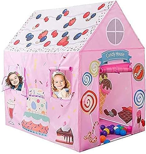 Lalakiya'S Jumbo Size Light Weight Kids Play Tent House for 3-13 Year Old Kids Girls&Boys (Happy Birthday)