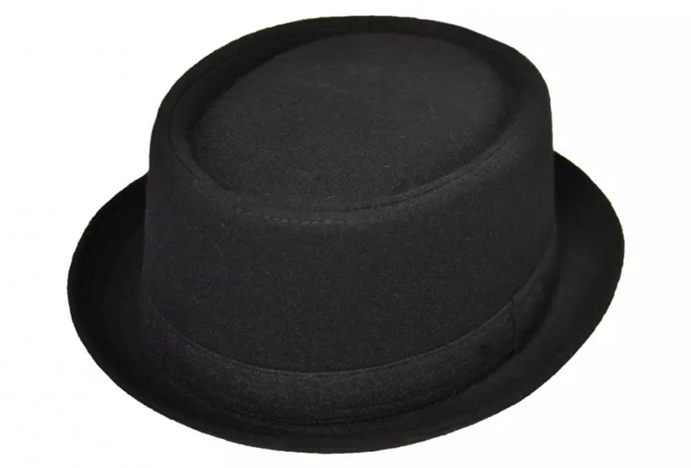 Maz Accessories Men's Black Maz Woolmix Pork Pie Hat - (59Cm)