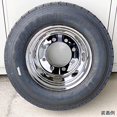 Amazon | メッキホイール 22.5×7.50 10穴 新ISO 大型 トラック ダンプ