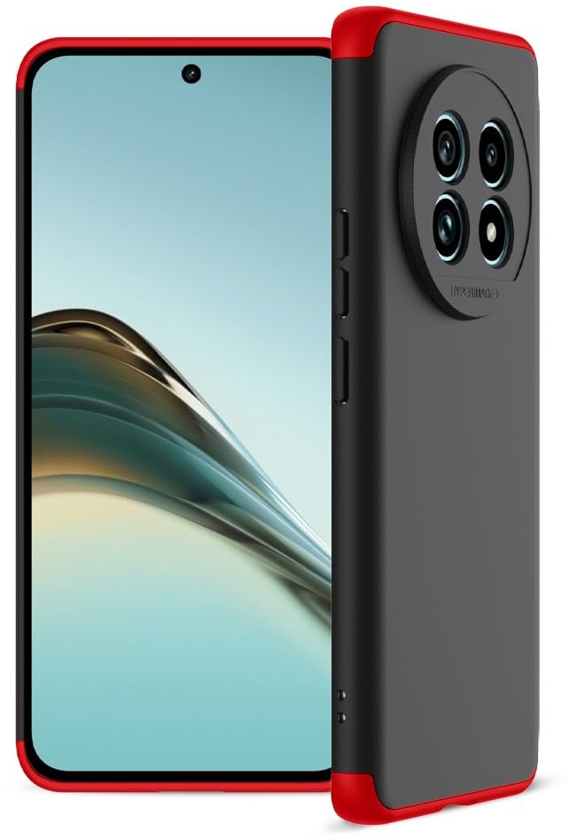 SPAZY CASE® Realme 13 Pro 5G / 13 Pro Plus 5G Cover Case Ull Body 3 in 1 Slim Fit Complete 3D 360 Degree Protection Hybrid Hard Bumper Back Case Cover with Stand - Black & Red (B0DHL7PQP1) Amazon Price History, Amazon Price Tracker