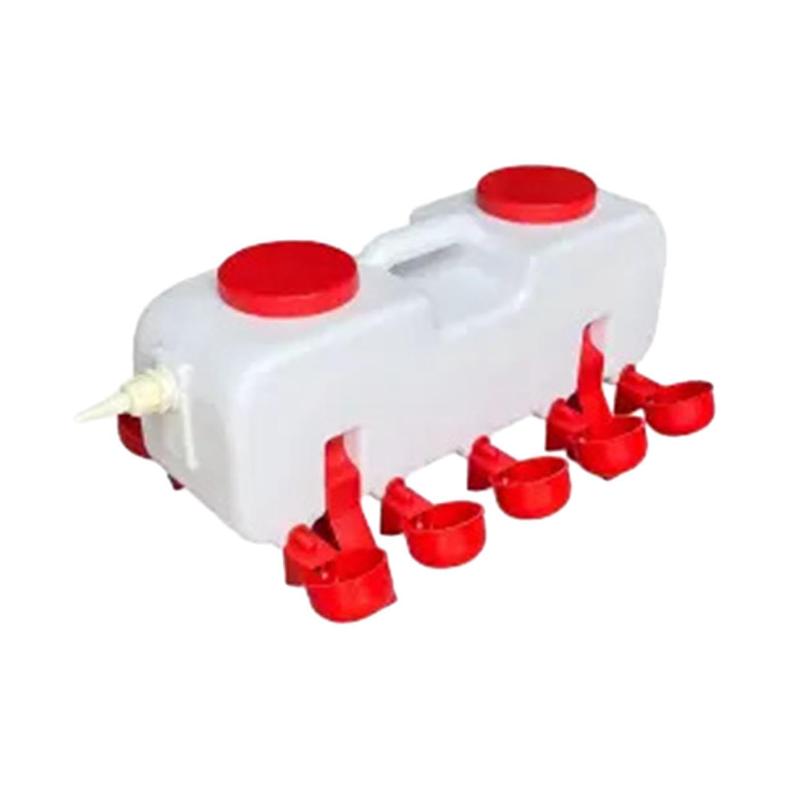 Pratiche tazze per l'acqua per polli che offrono, automatico, S | idratazione per pollame, quaglie e oche. Tazza per l'acqua per polli, mangiatoia per l'acqua, abbeveratoio.