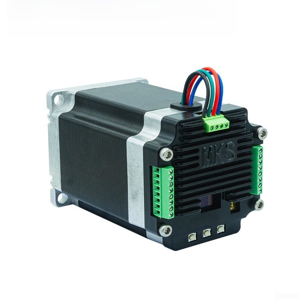 per MKS SERVO57D 57 Stepper Motor Driver CAN o RS485 Interfaccia FOC Controllo vettoriale Controllo a tre loop Interpolazione a 256 passi Funzionamento ultra silenzioso (scheda madre (motore (CAN))