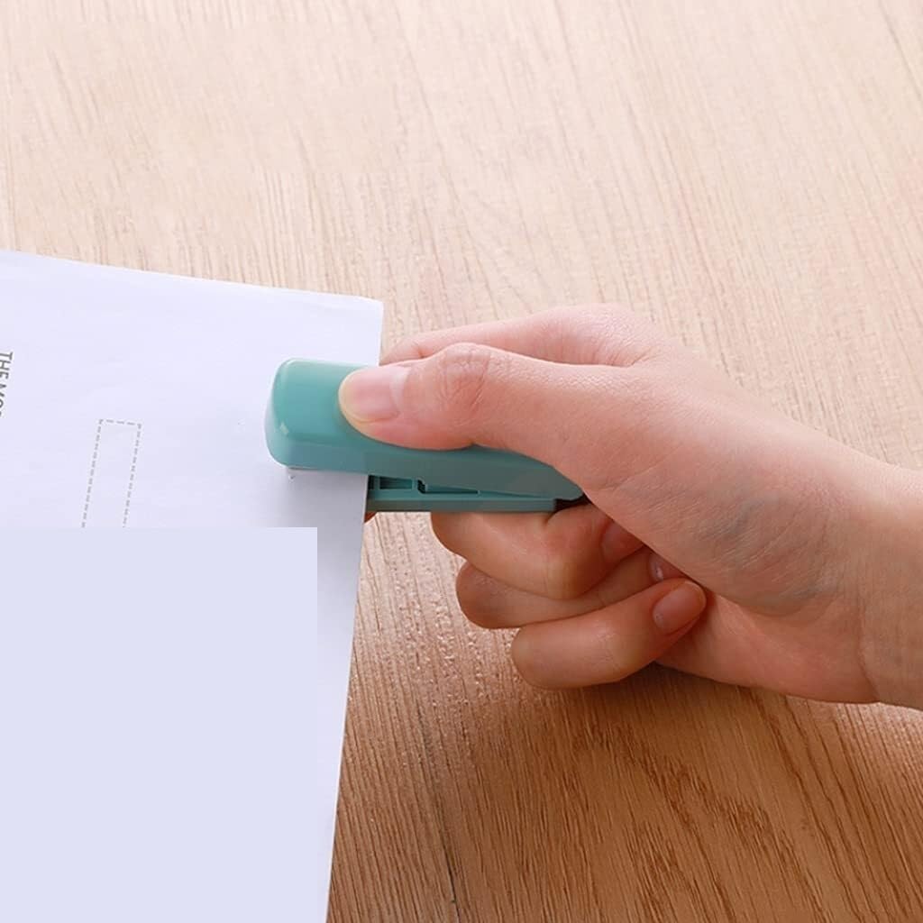 Cucitrice per Casa Ufficio Cucitrice Portatile for Piccola Rilegatrice for Carta con Adatta A Studenti, Ufficio, Decorazione Domestica Accessori per Scrivania(G)