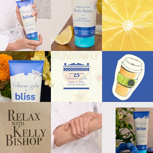 Image of Bliss Gilmore Girls Lemon & Sage Body Butter Moisturizer for Sensitive Skin