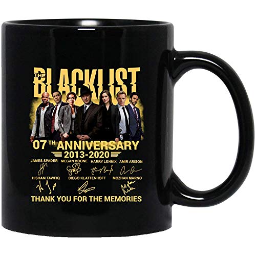 Tazas de café o té de Terror de la lista negra Raymond Reddington Donald Ressler Dembe