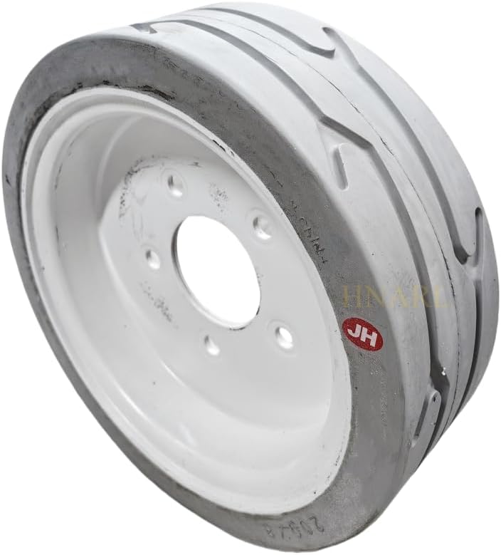 2 pcs Wheel Tire 108020 Front Tire & Rim Non Marking 200x8 Parts Used for Skyjack Electric Scissor Lift SJIII3015, SJIII3215, SJIII3219,...