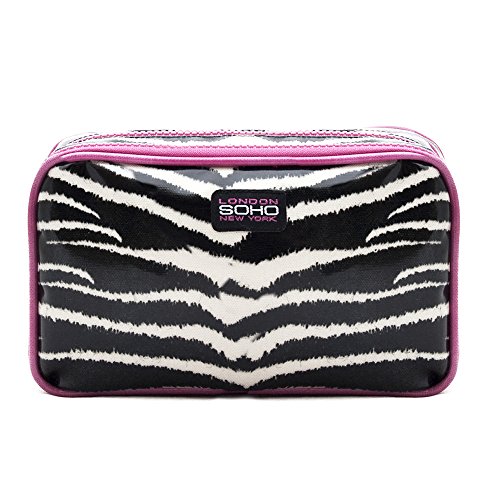 LONDON SOHO NEW YORK Love Fest Double Zip Cosmetics Organizer