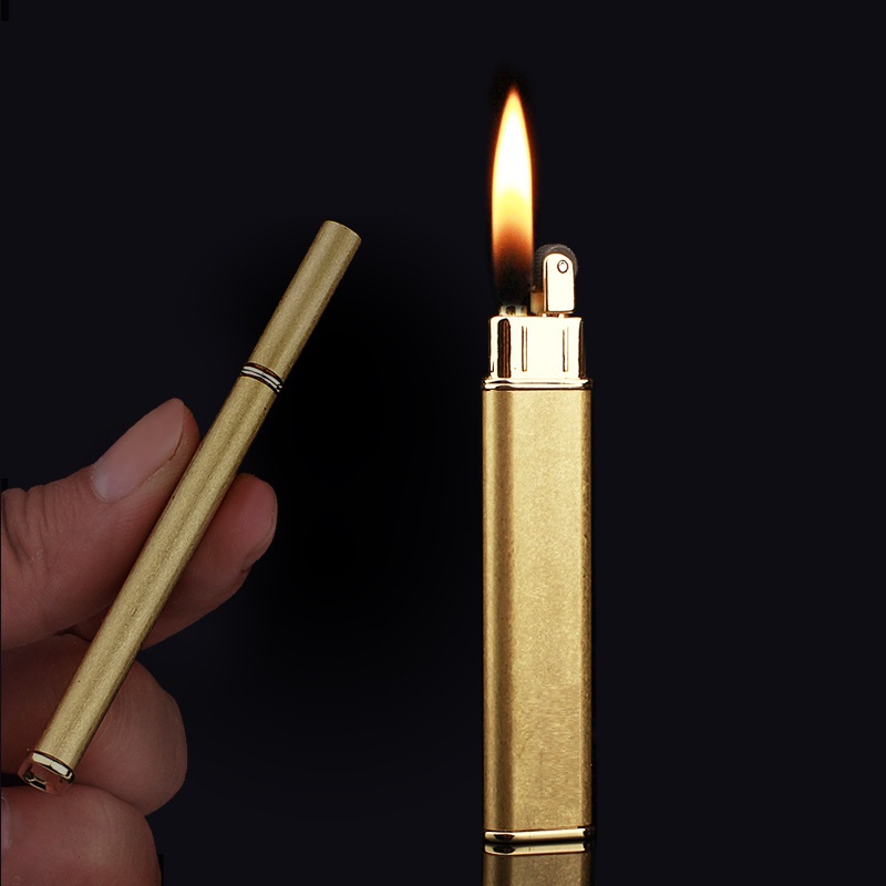 funky cigarette lighters Amazon.com: Antique Vintage Trench Lighter,Ultra-Thin Cool Lighters for  Smoking,Reusable Mini Kerosene Cigarette Lighter,Unique Birthday Gifts for  Men Dad Husband (Gold) : Health & Household