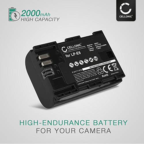 CELLONIC® Batteria LP-E6 LP-E6N Compatibile con