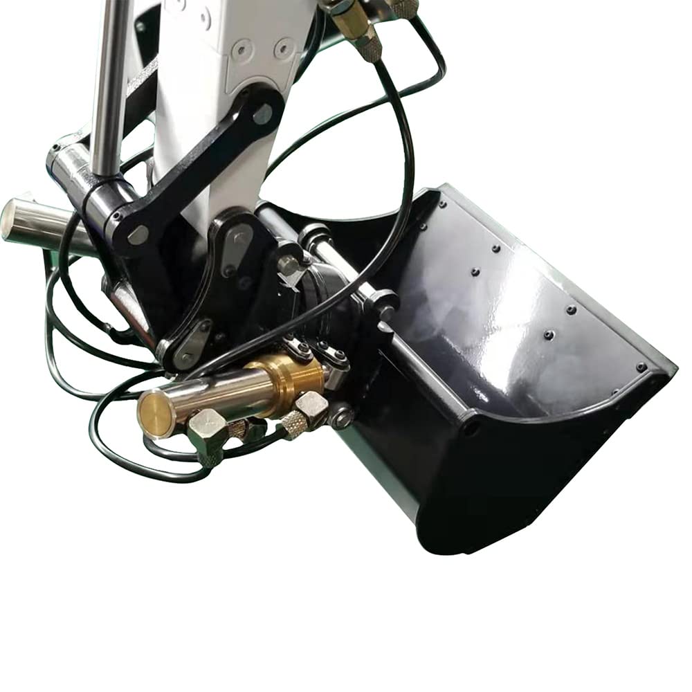 TOUCAN RC HOBBY Cubo inclinable de metal para bricolaje 1/14 946 946-3 modelo de excavadora RC con ruedas de orugas