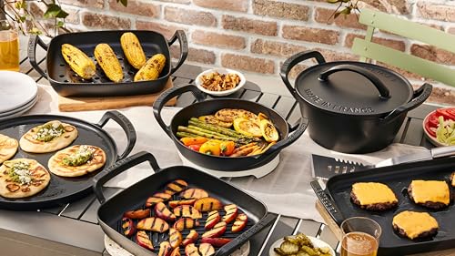 Image of Le Creuset Enameled Cast Iron Rectangular Griddle, 15.75 inch