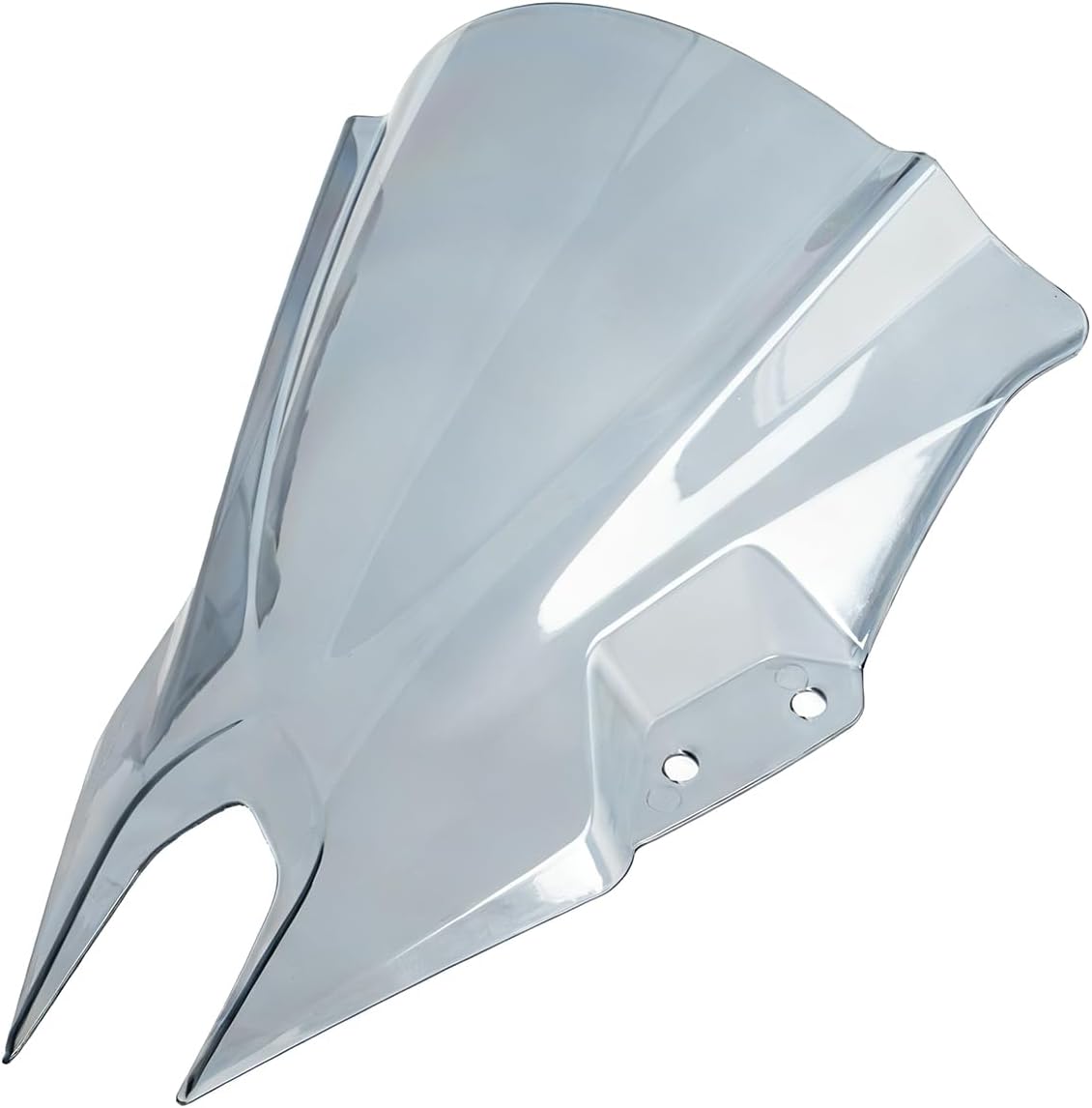 Motorcycle Front Windscreen Windshield for Kawasaki Ninja 500 2024 2025 2026 Morden Sport 15.1" Wind Shield Screen Flyscreen Deflector Protector Fairing (Lightsmoke)