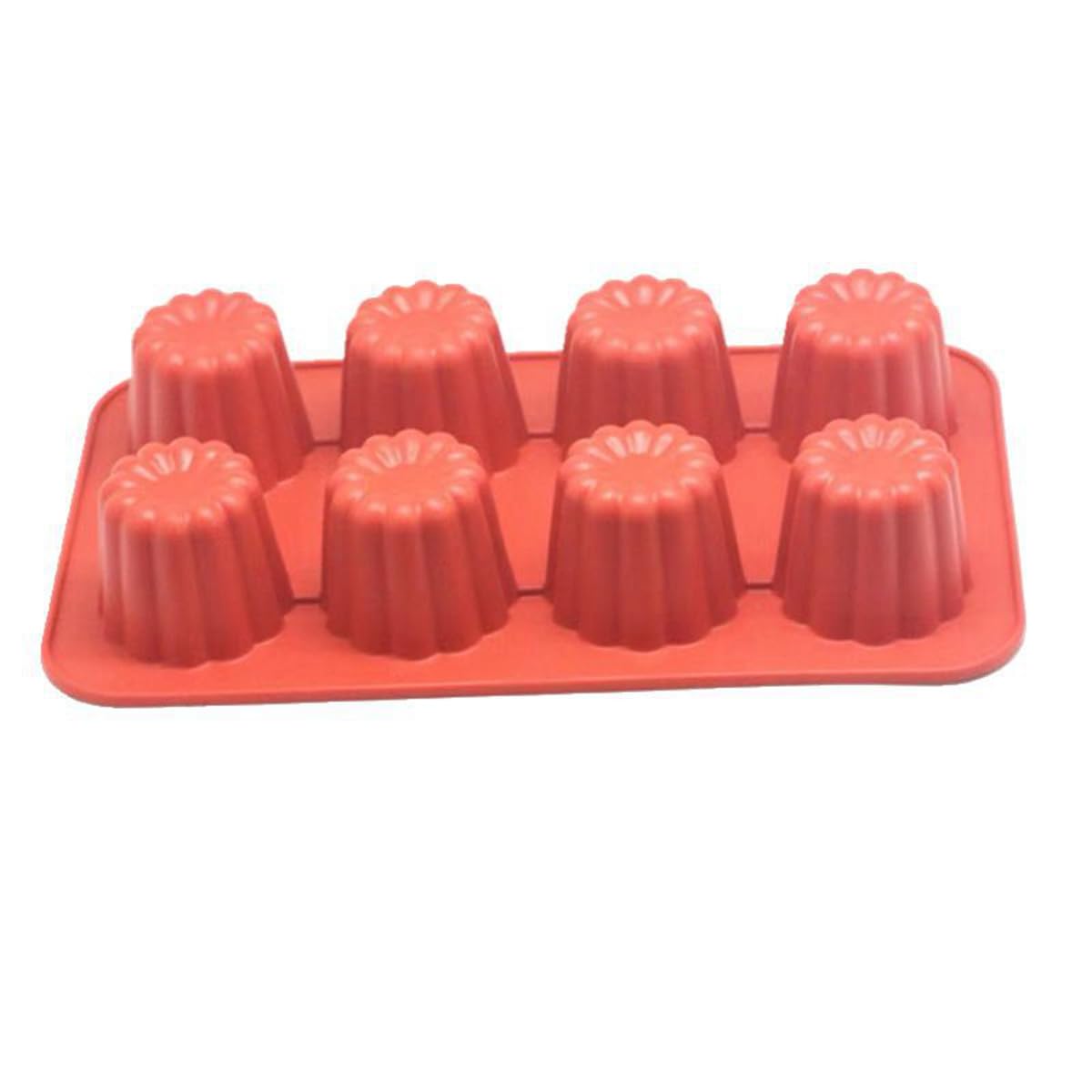mostsom Molde de silicona para tartas, mousse, moldes de chocolate de cilindro alto para pasteles, brownie, pudín, postre, pastelería, helado, gelatina (cilindro B con 8 cavidades)