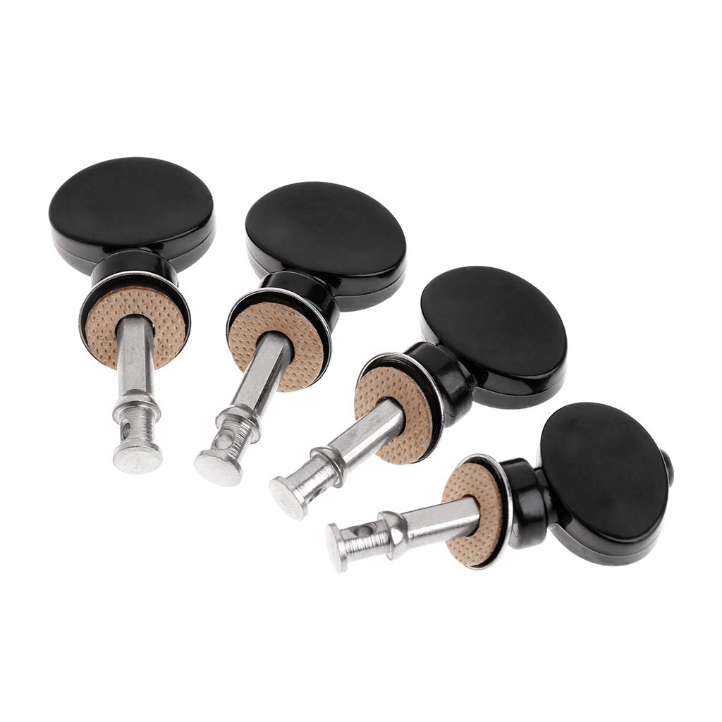 4 Meccanismi Per Accordatura Ukulele - Pioli Di Ricambio In Acciaio