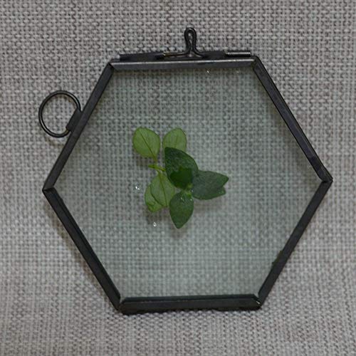 Cadeau maison décoration cadre hexagone suspendu double face unique