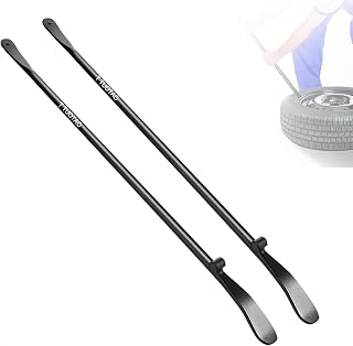 TUOTAOOfficialServicer 2-Pack 38" 34645 Heavy Duty Tire Irons, 40Cr Steel Mount Demount Tools for Cars Trucks Semi-Trailers