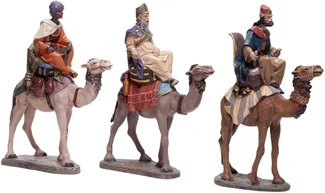 Figuras Reyes Magos para Belén Navideño - Decoración Nacimiento 11cm