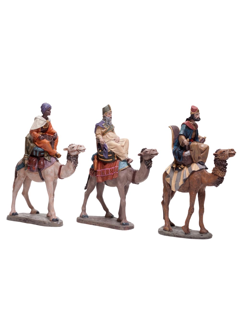 Triciclo Editores Reyes Magos |Figuras de Belén |Serie 11cm| Diseñadas por José Luis Mayo |Decoración Navideña |Nacimiento