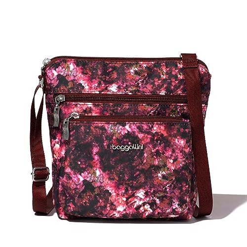 Image of Baggallini Pocket Crossbody Bags for Women 8x8 Small Lightweight Durable Water-resistant Travel Purse W /Rfid